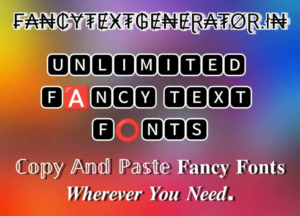 Fancy Text Generator